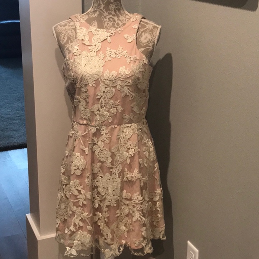 Lace and sequin dress